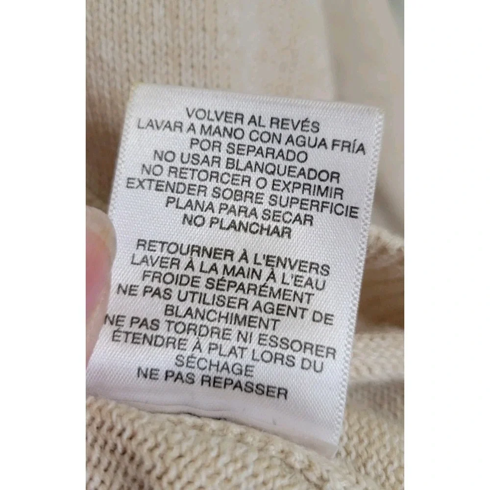 Alfred Dunner Embroidered Beaded Spring Floral Sweater‎ Knit Womens Large Granny